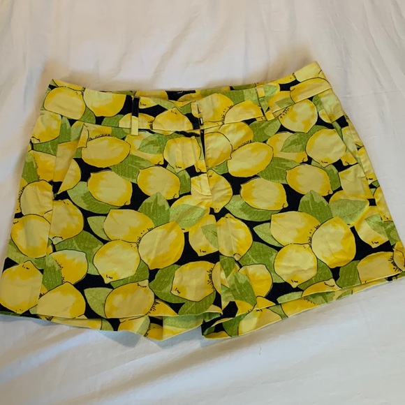 Ann Taylor Lemon Print Shorts - Picture 1 of 3